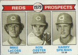 1979 Topps Baseball Cards      717     Mke LaCoss/Ron Oester/Harry Spilman RC